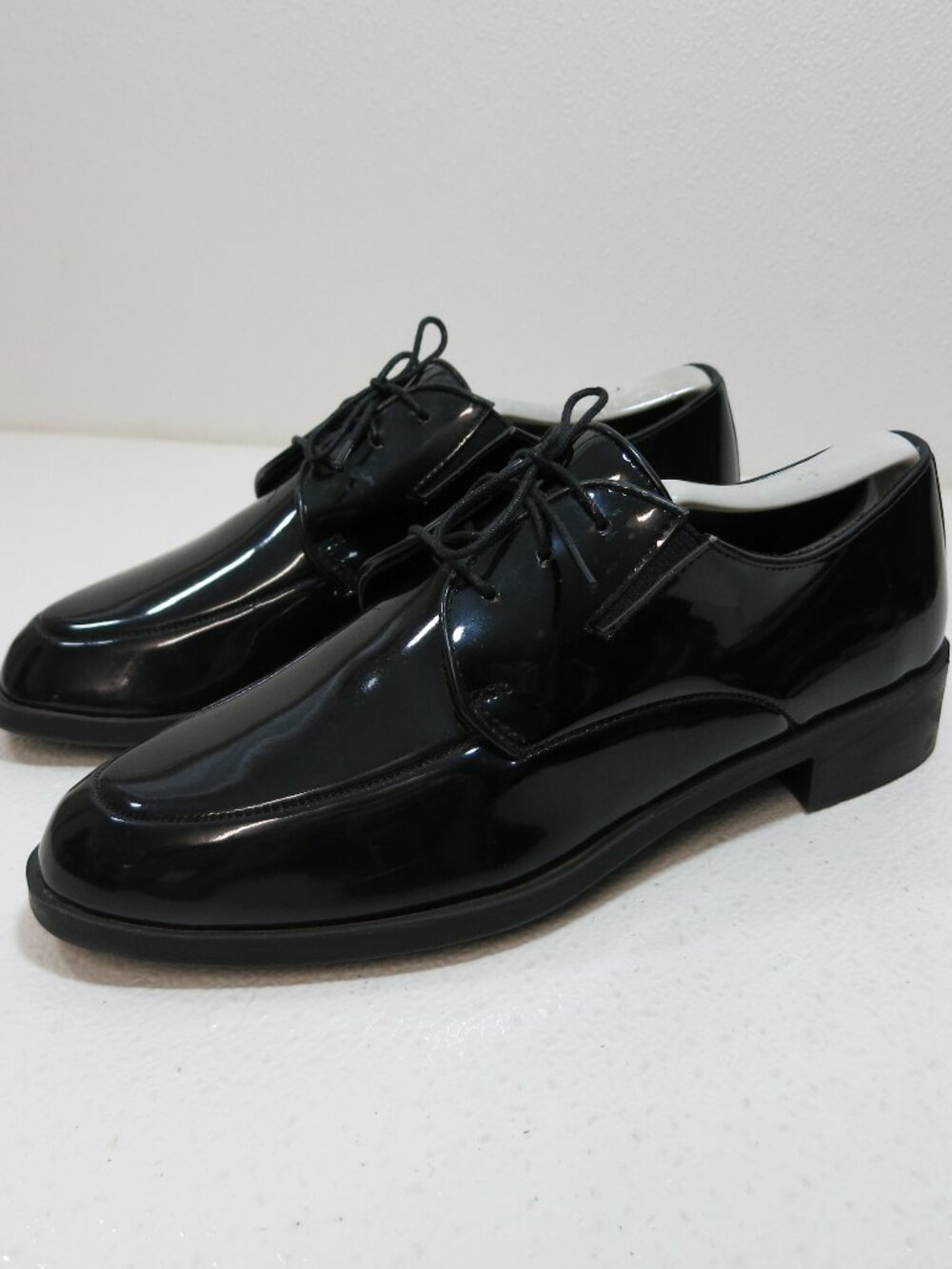 Pronto-Uomo Patent Leather Dress Oxfords Men's Comfort Dress Footwear Sz 8.5 D
